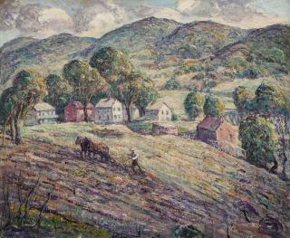 Ernest Lawson - Plowing