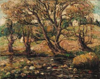 Ernest Lawson - River Landscape
