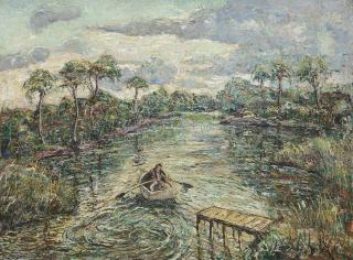 Ernest Lawson - River Through the Everglades