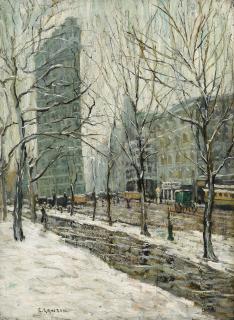 Ernest Lawson - The Flatiron Building