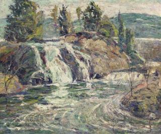 Ernest Lawson - Waterfall