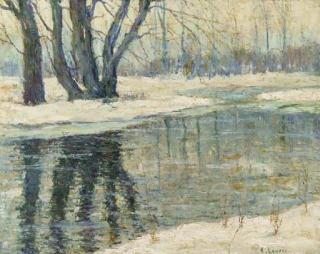 Ernest Lawson - Winter Landscape