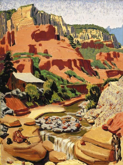 Ernest Leonard Blumenschein - Oak Creek Canyon, Arizona