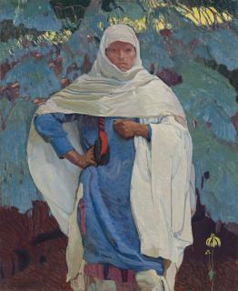 Ernest Leonard Blumenschein - White Blanket And Blue Spruce