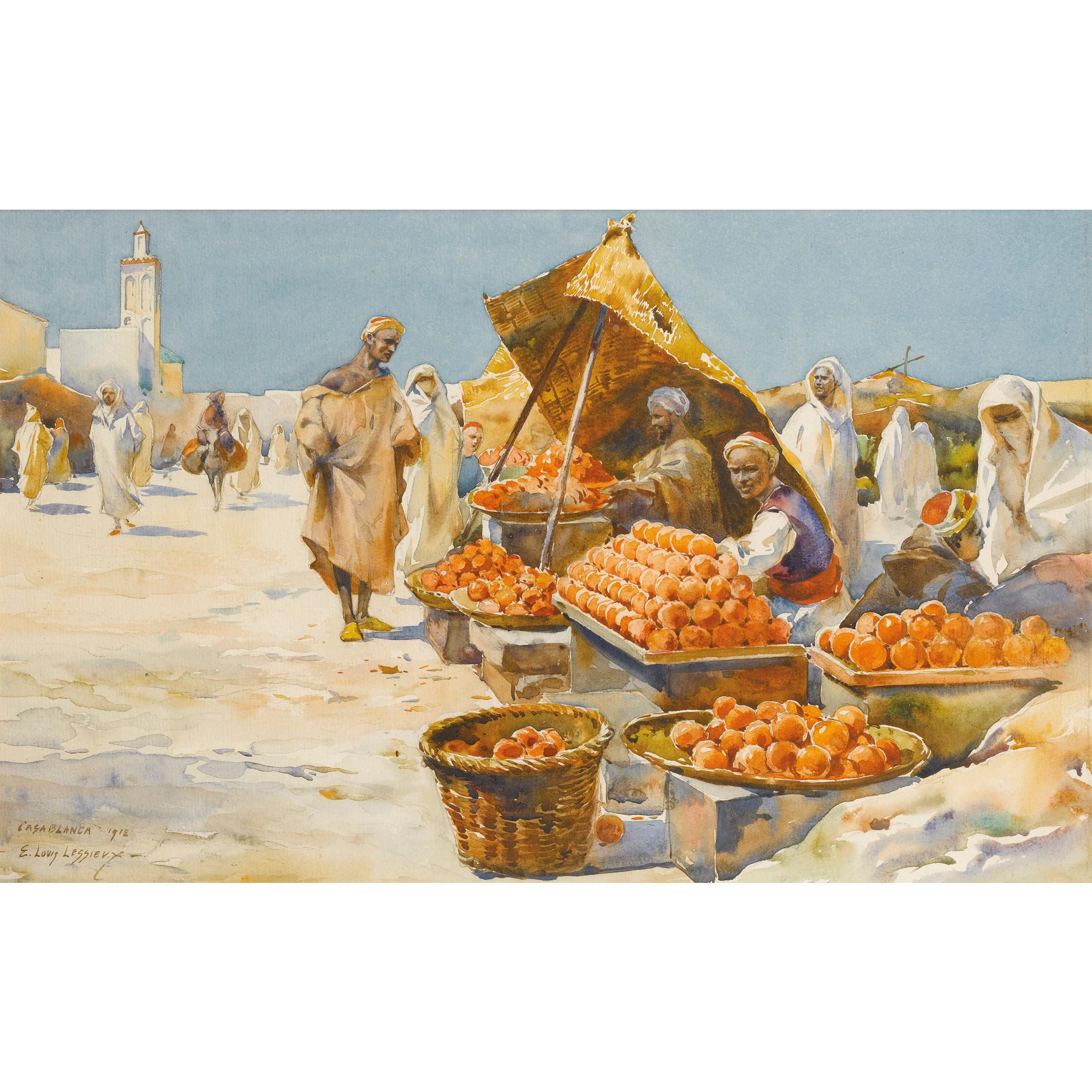 Ernest-Louis Lessieux - Marché Aux Oranges