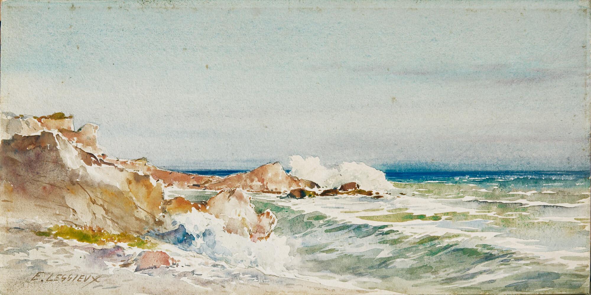 Ernest Louis Lessieux - „Marine à la pointe d’Ionio“.