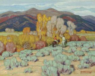 Ernest Martin Hennings - Across the Sagebrush