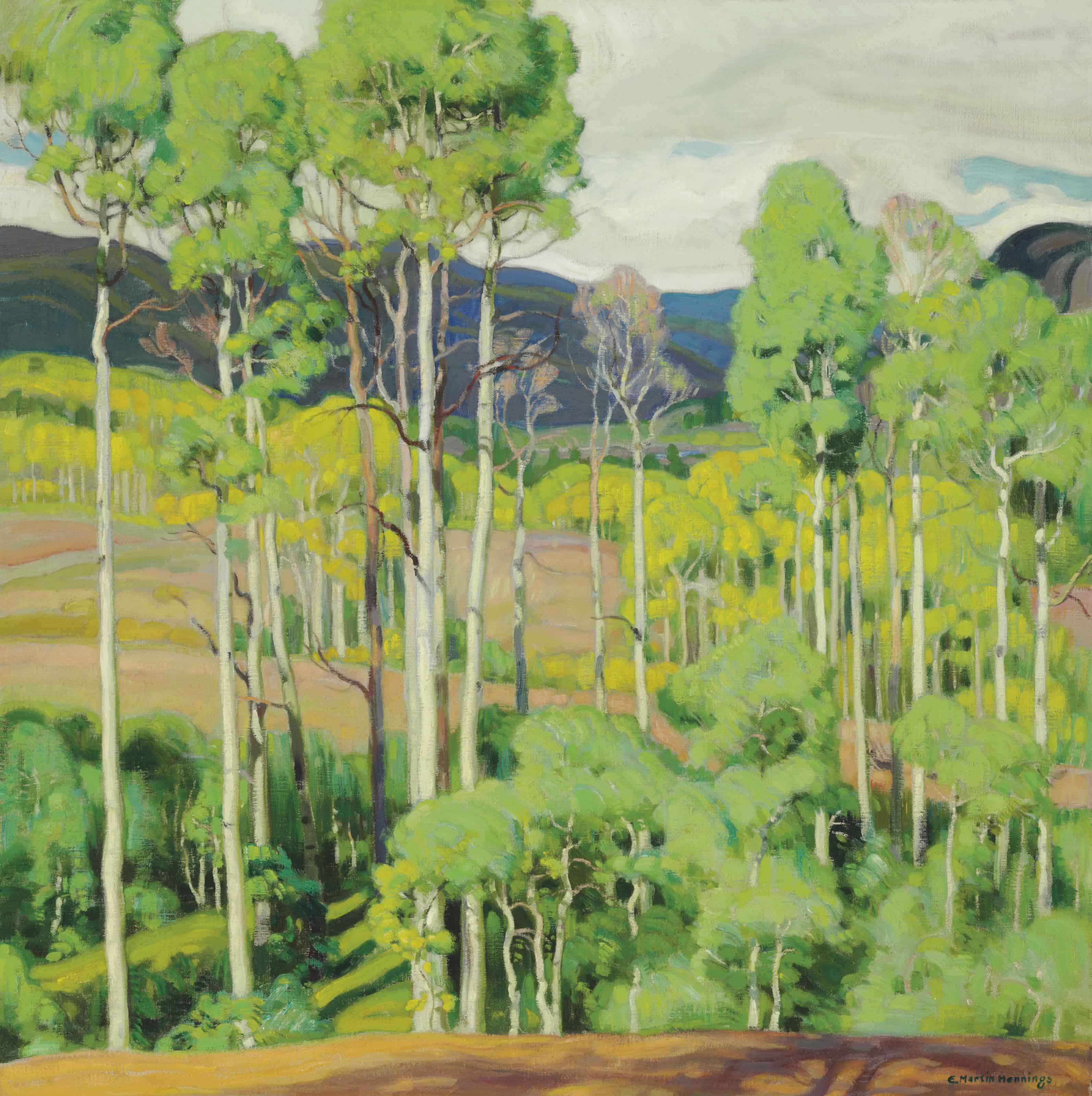 Ernest Martin Hennings - From Cumbres Pass, Taos, New Mexico