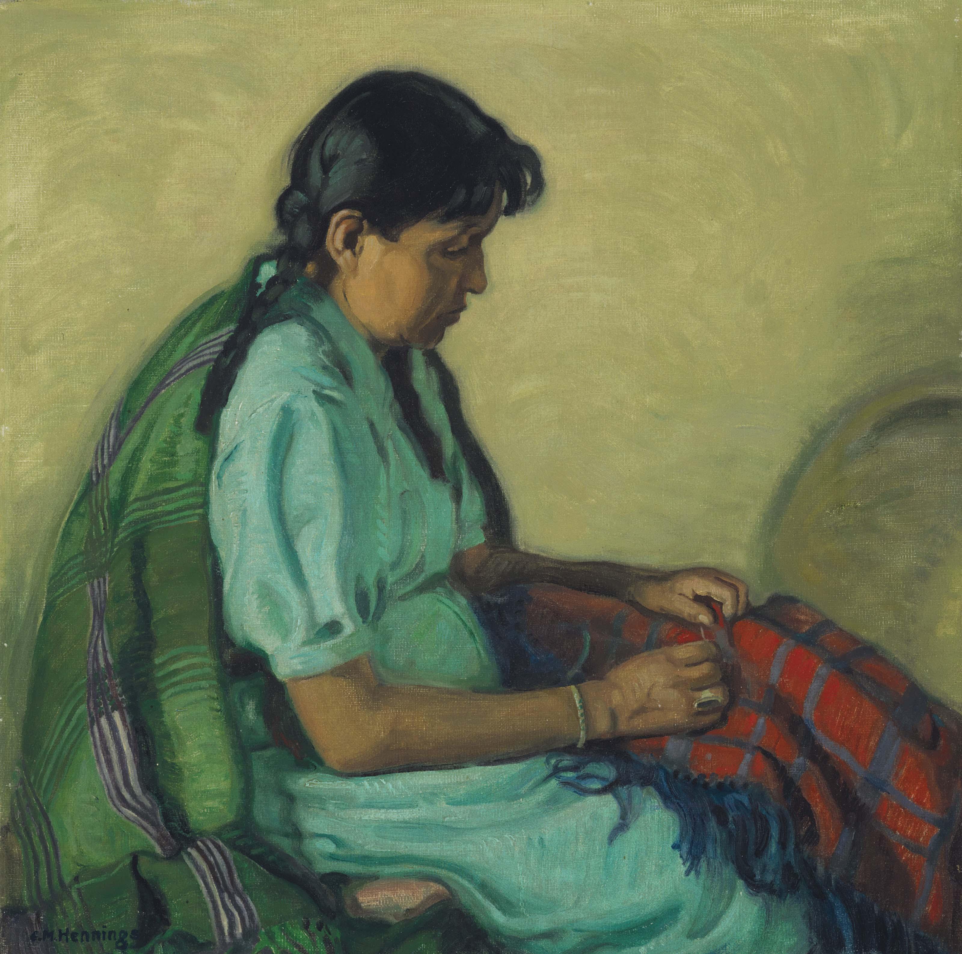 Ernest Martin Hennings - Manvelita Mending Shawl