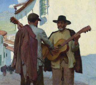 Ernest Martin Hennings - Spanish Beggars