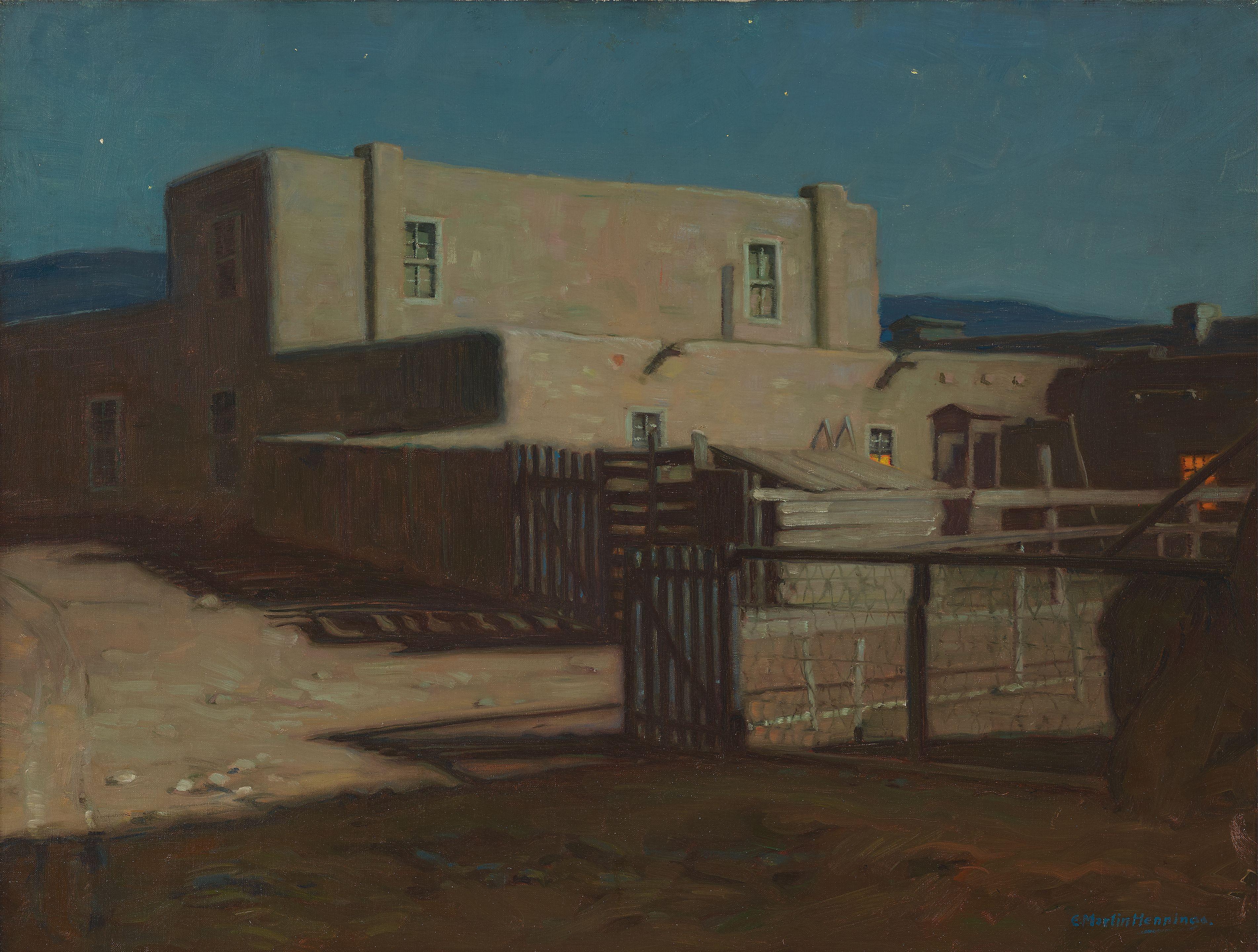 Ernest Martin Hennings - Taos nocturne