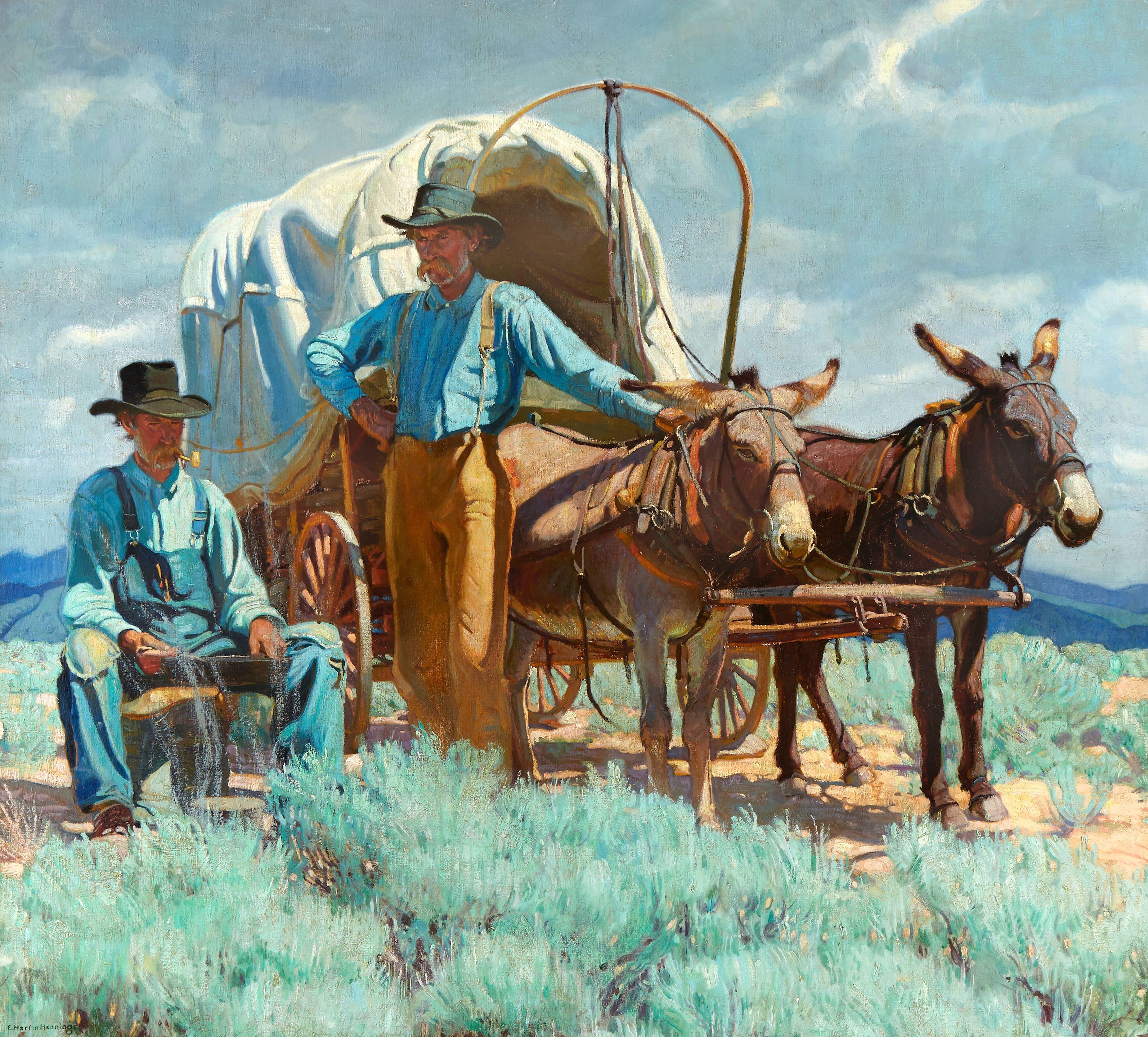 Ernest Martin Hennings - The Taos Twins