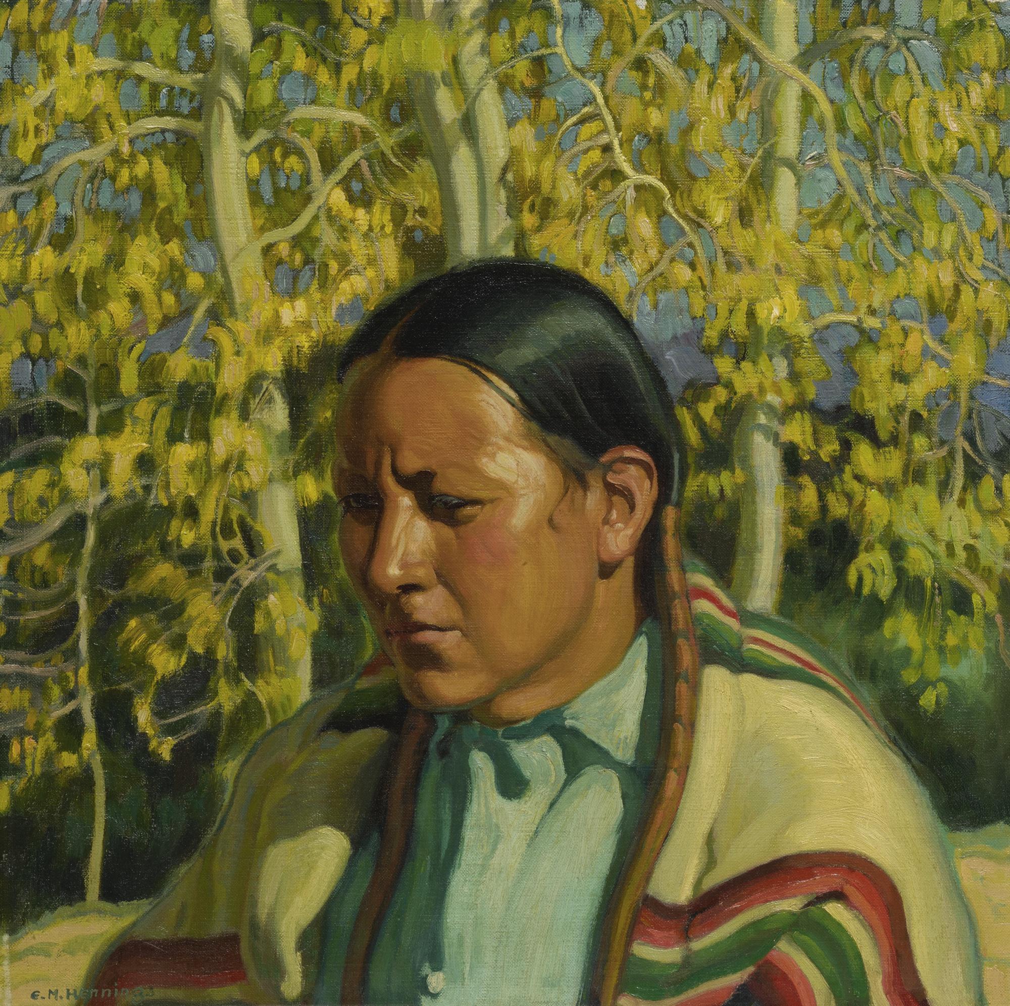 Ernest Martin Hennings - Untitled (Portrait Of Frank Samora)