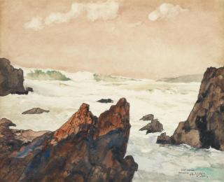 Ernest Pierre Guérin - Port Kermé, Bretagne