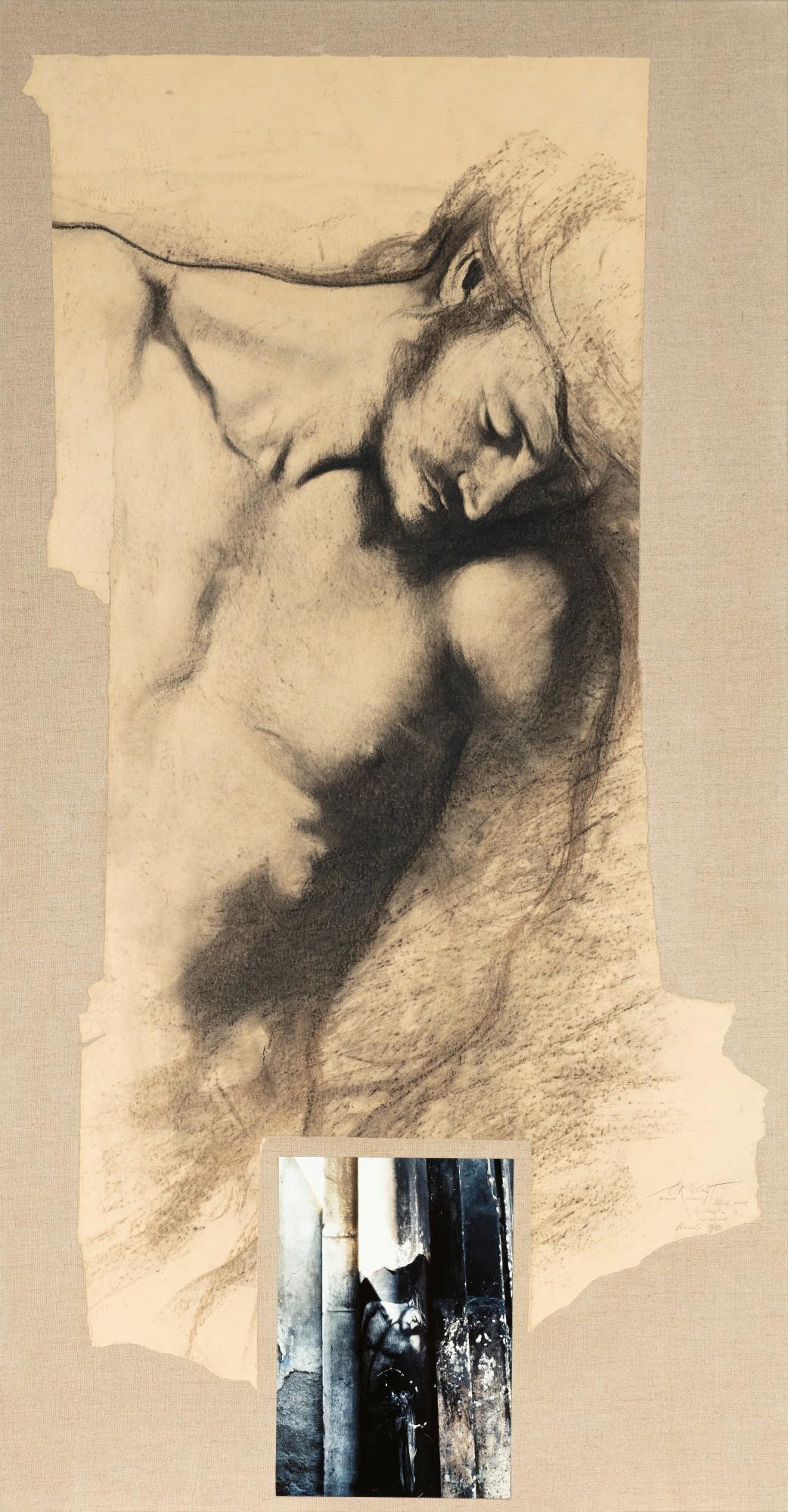 Ernest Pignon-Ernest - Etude pour le Christ à la colonne