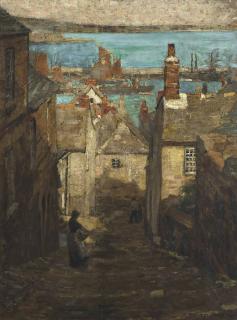 Ernest Procter, A.R.A. - A Cornish Fishing Village