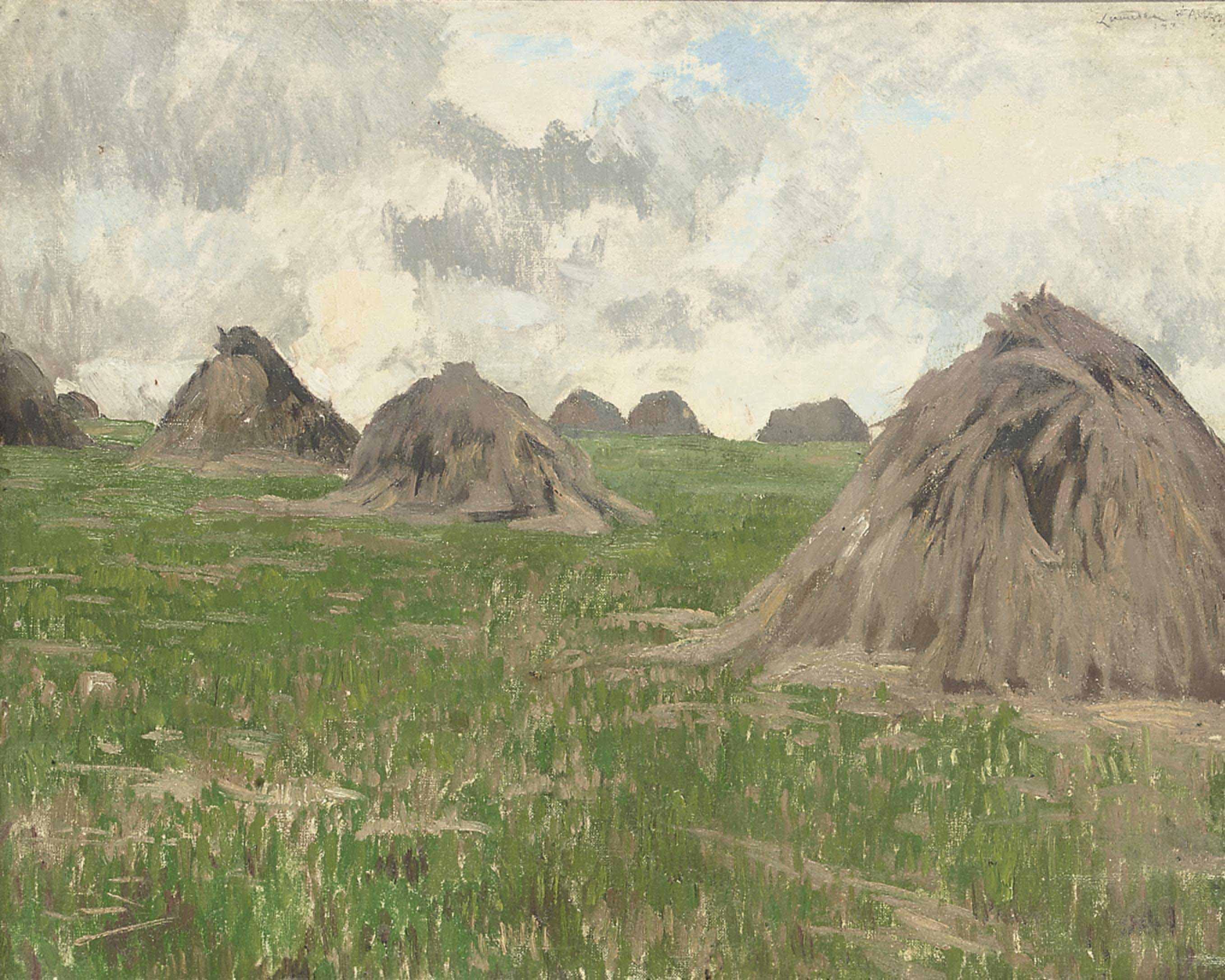 Ernest Stephen Lumsden - Haystacks, near Moffat