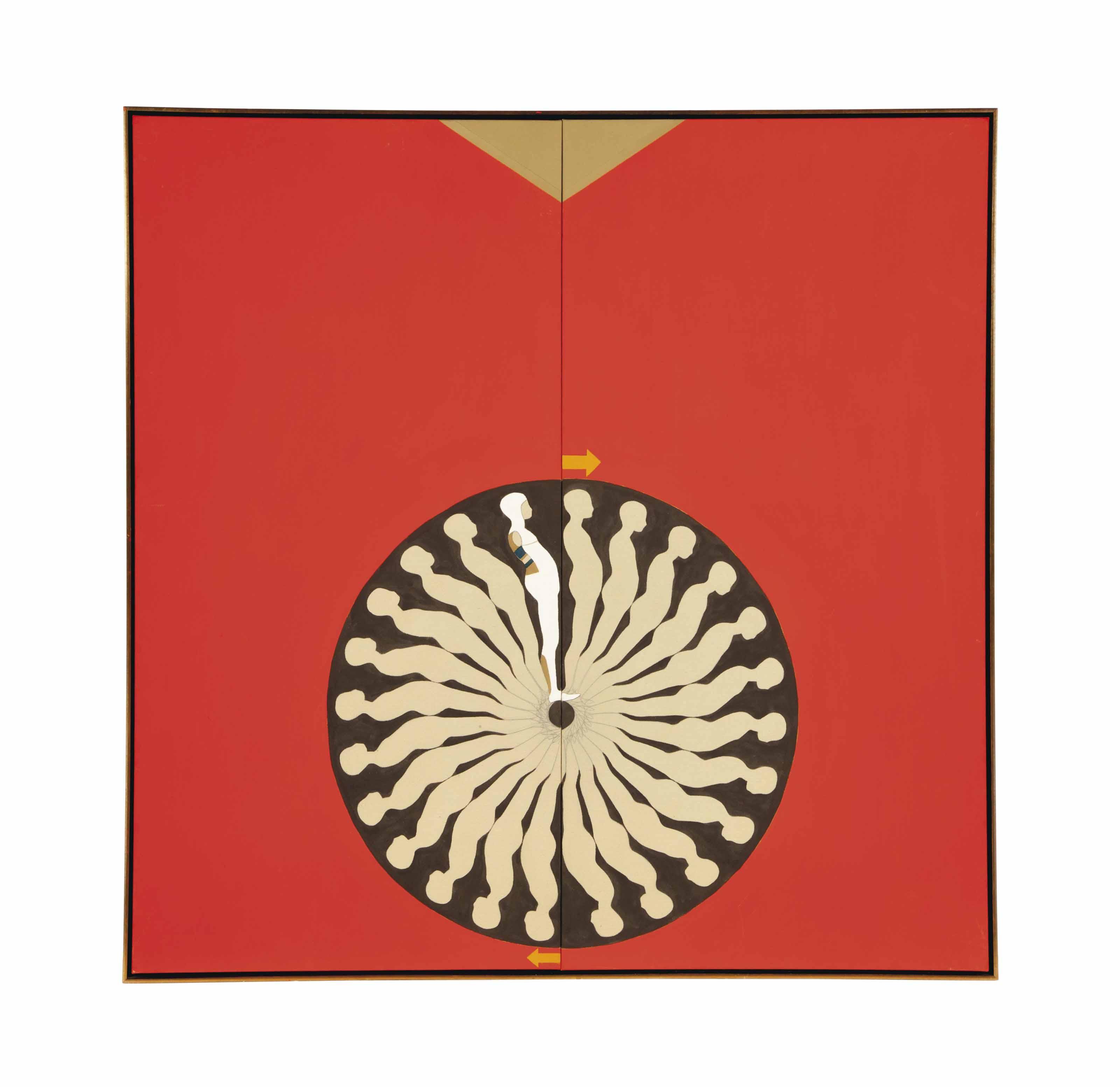 Ernest Tino Trova - Falling Man Series No. 57: a diptych