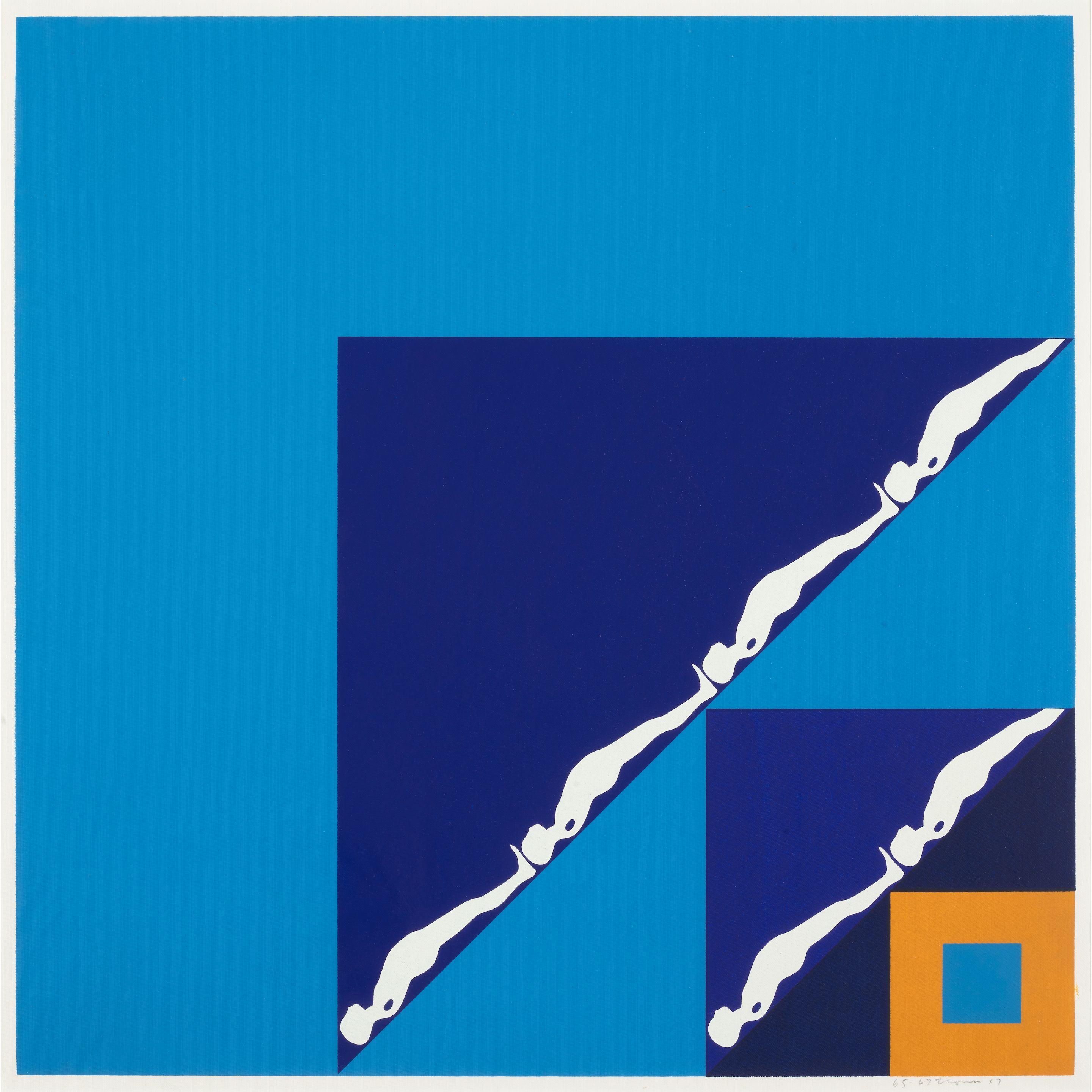 Ernest Trova - Falling Man Series (6 works)