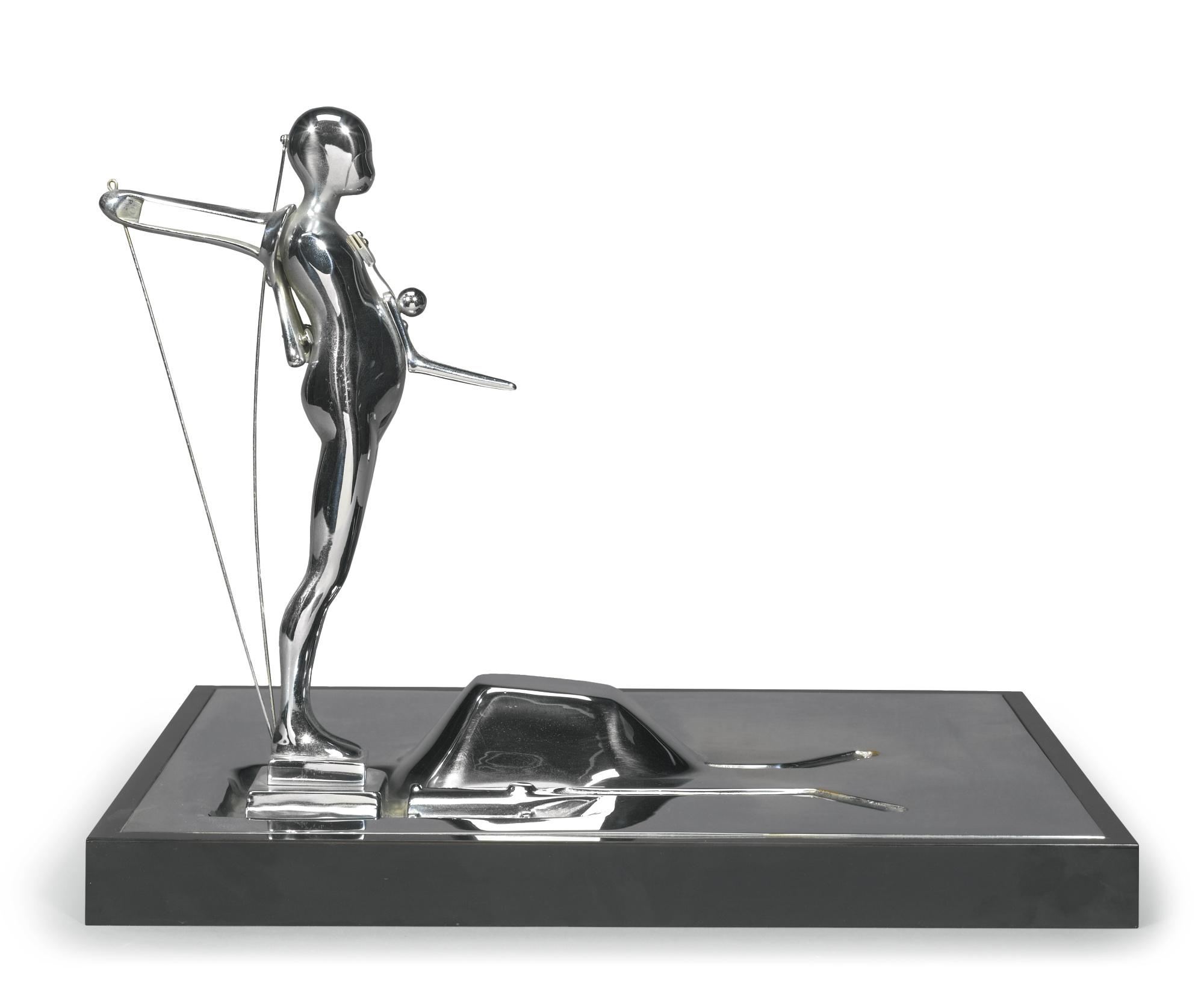 Ernest Trova - Study: Falling Man Series (Landscape)