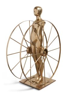 Ernest Trova - Study/Falling Man (Wheel Man)