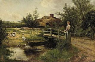 Ernest Walbourn - By the duck pond