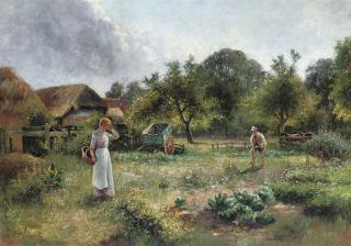 Ernest Walbourn - The vegetable garden