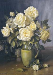 Ernest William Buckmaster - Yellow Roses