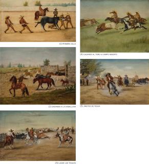 Ernesto Icaza - Five Works: Primera Silla, Sacando A La Caballada, Lazar Las Yeguas, Cazando Al Toro A Campo Abierto, Jineteo De Yegua