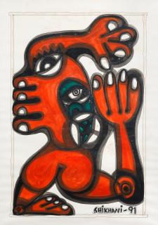 Ernesto Shikhani - Abstracted figure