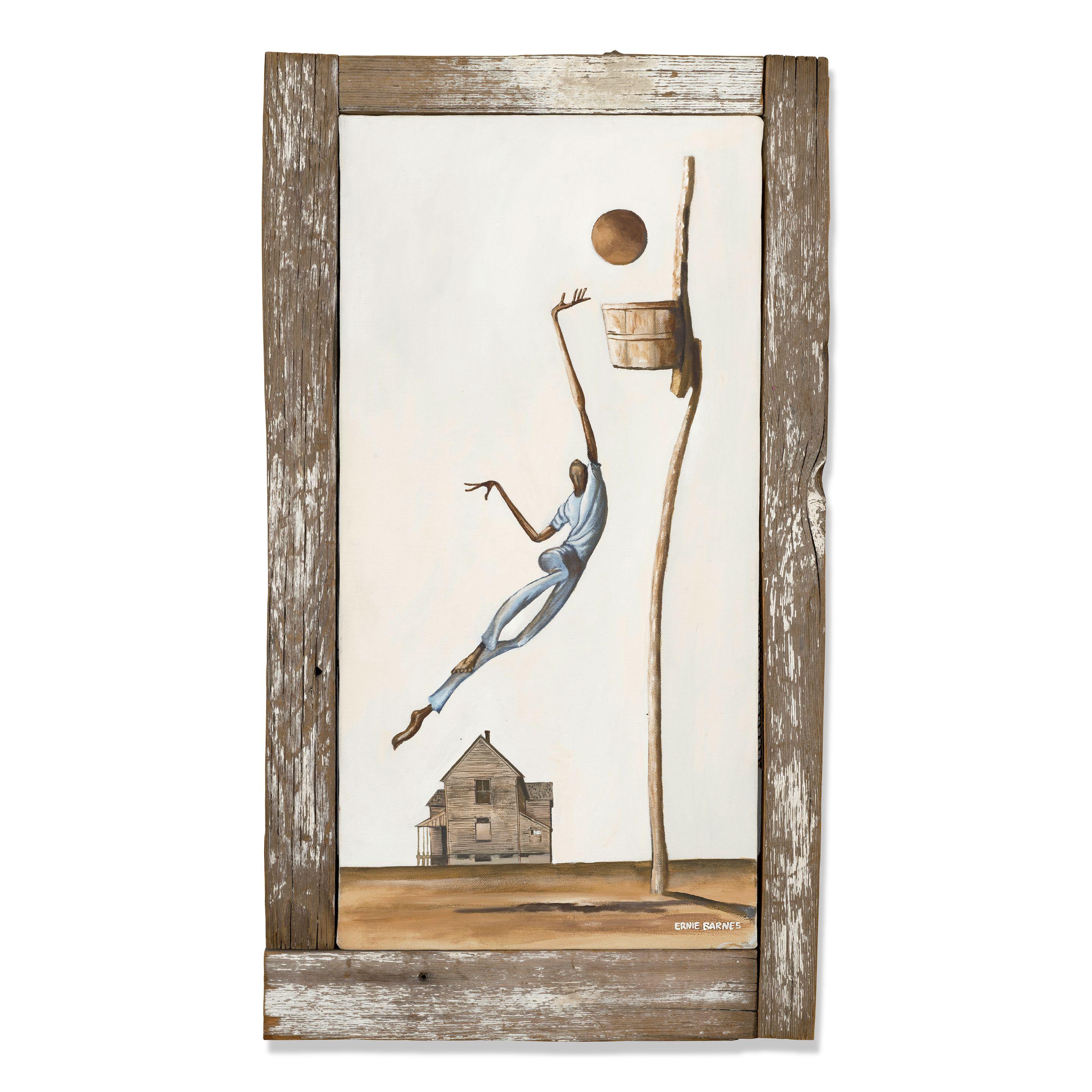 Ernie Barnes - Country Layup