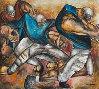 Ernie Barnes - Football Players