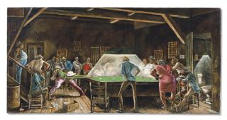 Ernie Barnes - Main Street Pool Hall