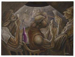 Ernie Barnes - Reading from Left to Right