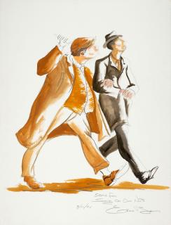 Ernie Barnes - Sketch for Song On One Note