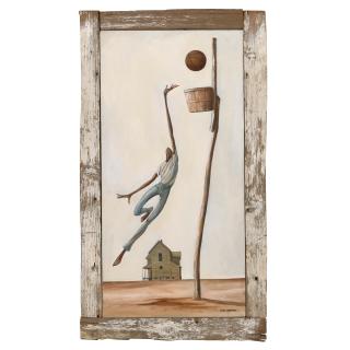 Ernie Barnes - The Leap, 1972