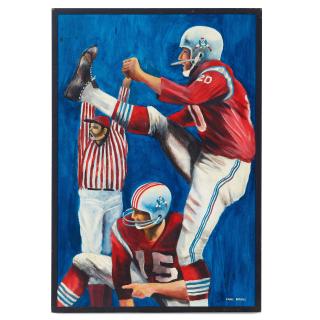 Ernie Barnes - Untitled (Boston Patriots), circa 1962