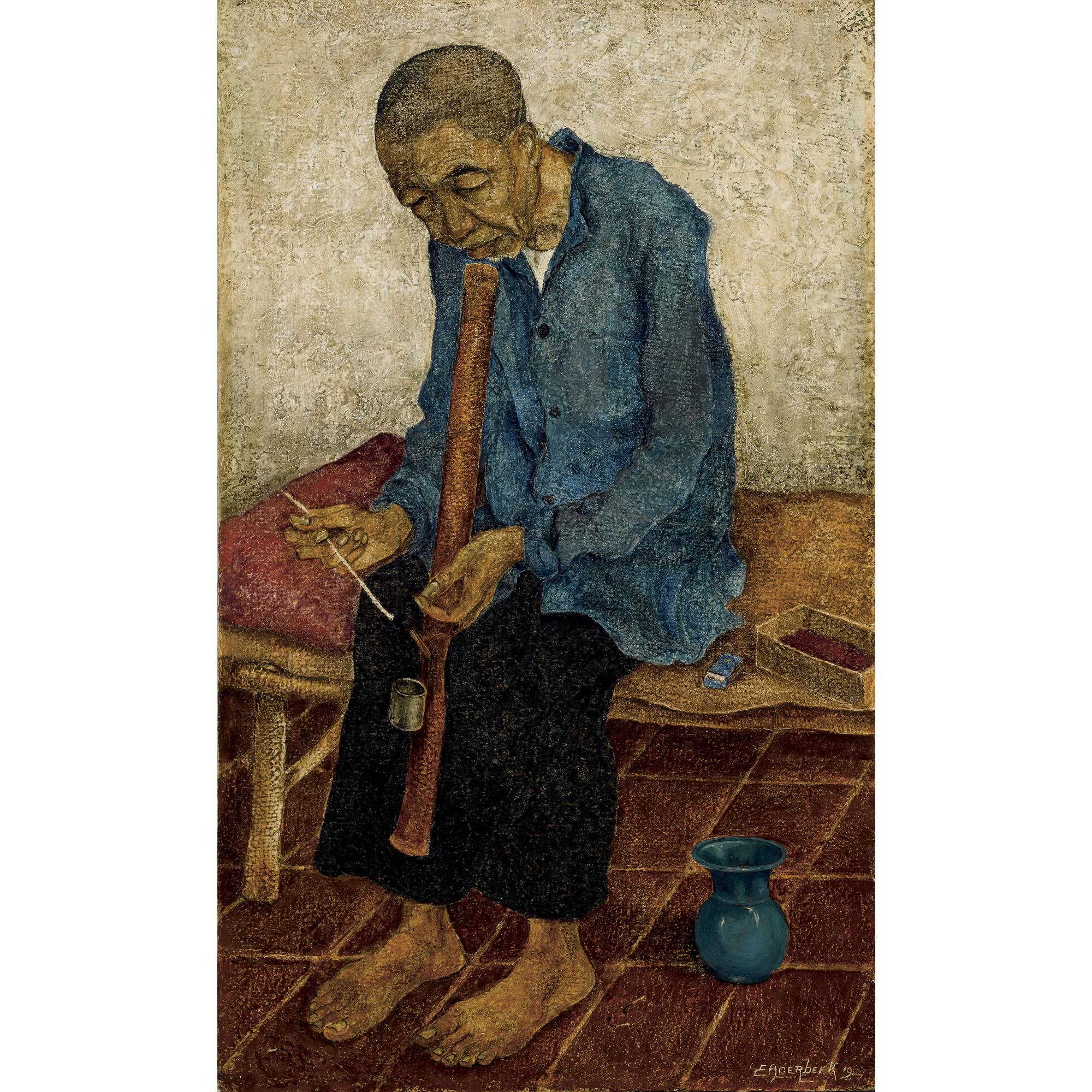 Ernst Agerbeek - The Opium Smoker