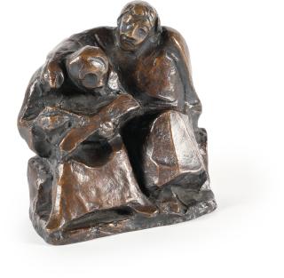 Ernst Barlach - Die lesenden Mönche I (Unterweisung)