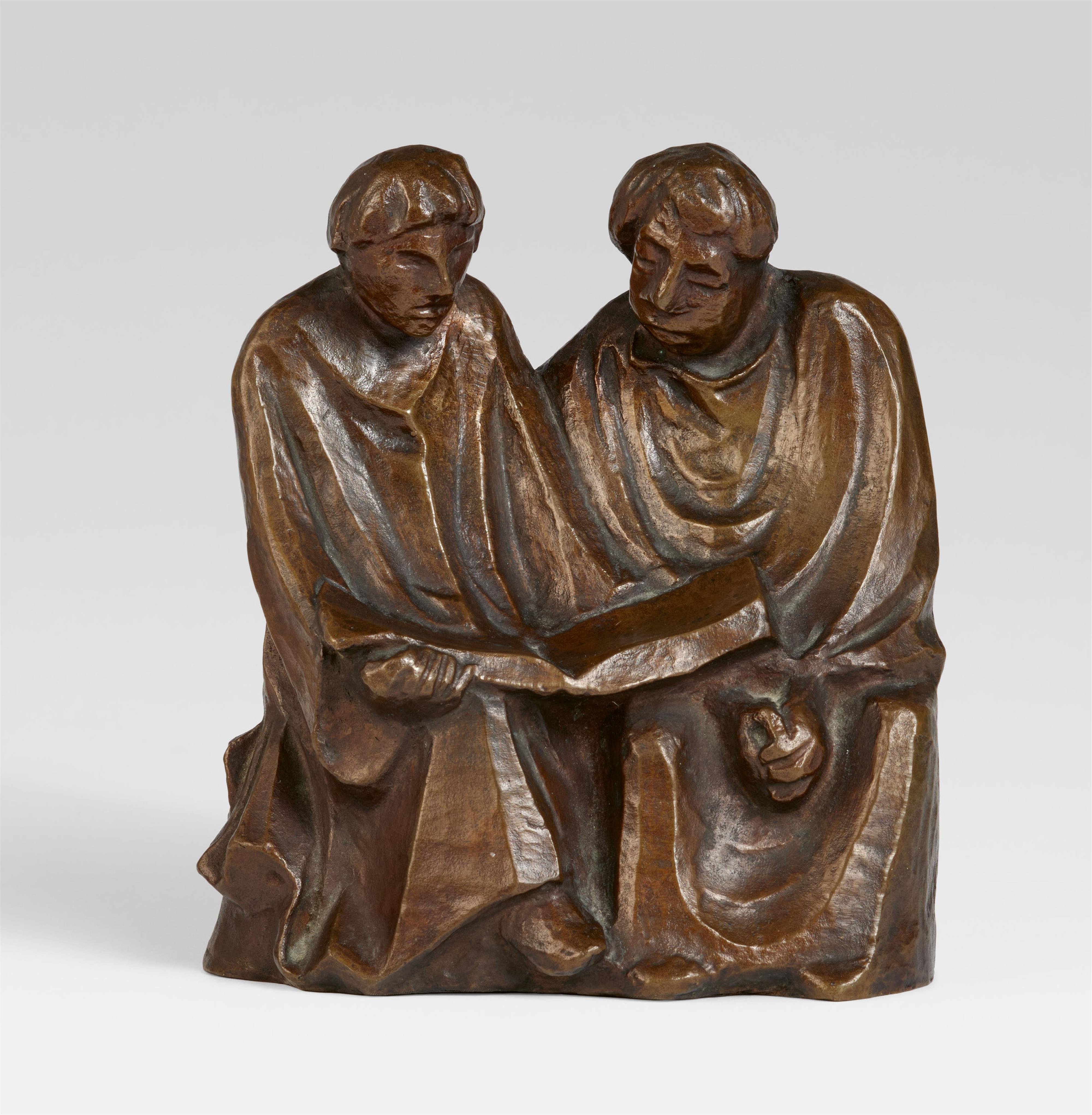 Ernst Barlach - Lesende Mönche II (Die Buchleser)