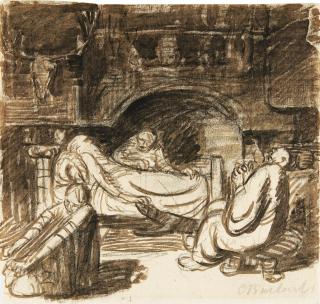 Ernst Barlach - Sterbender Alter.