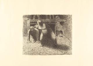 Ernst Barlach - Verfluchung aus: Der tote Tag.