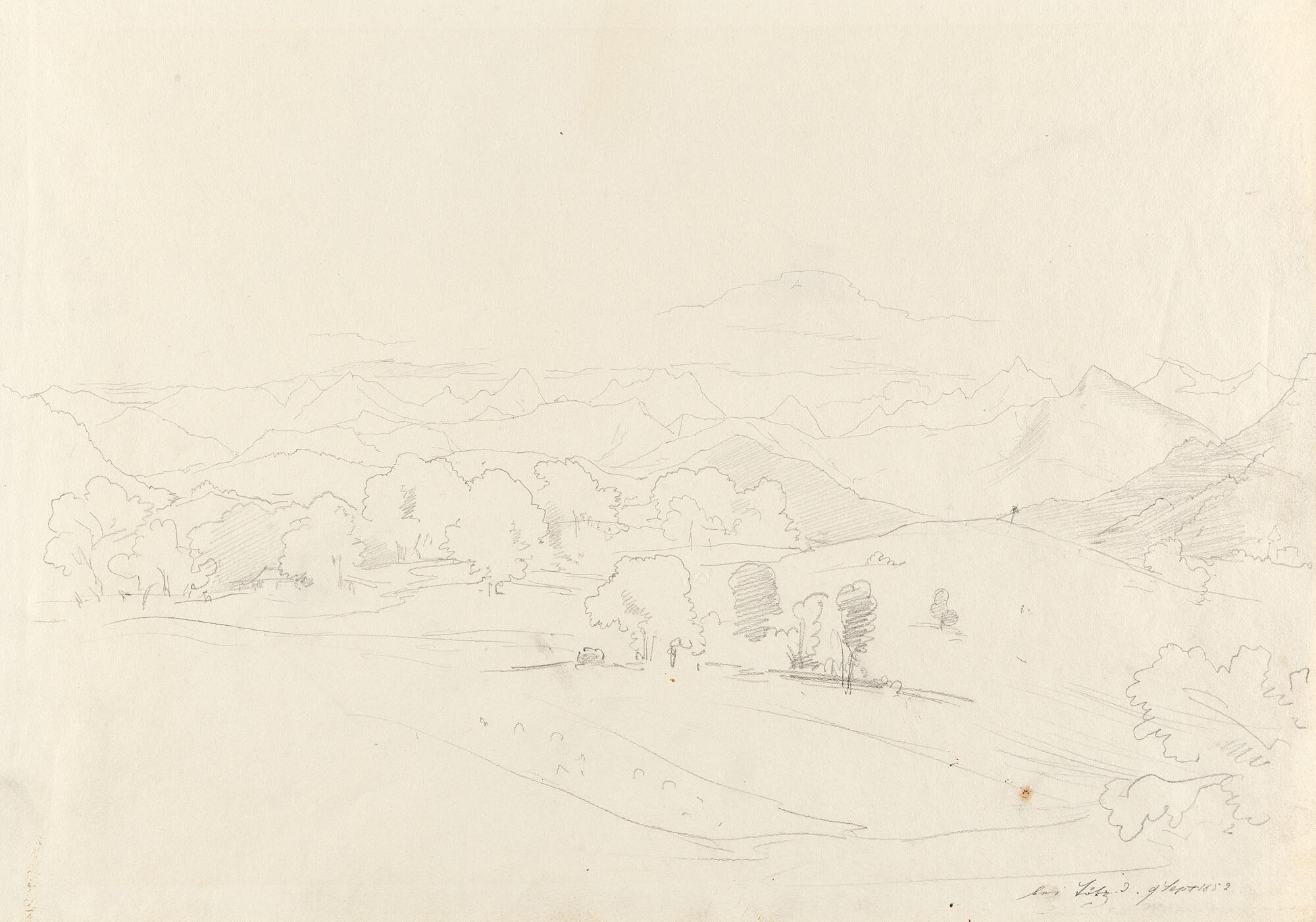 Ernst Erwin Oehme - 2 Bll.: „Bei Tölz“ – „Calvarienberg bei Tölz“