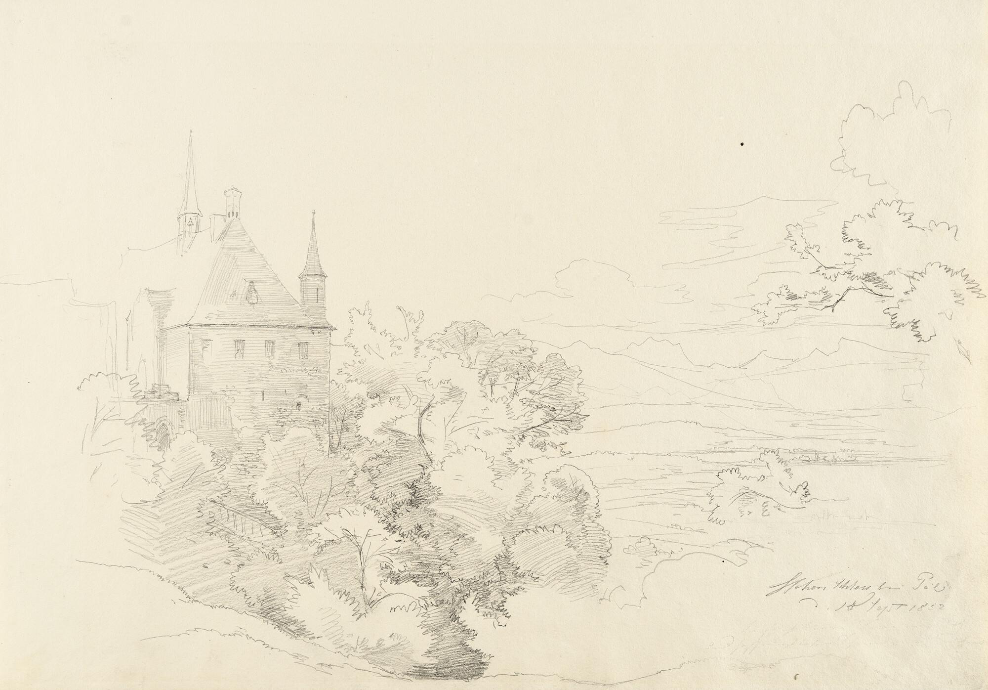 Ernst Erwin Oehme - Hochschloss bei Pähl