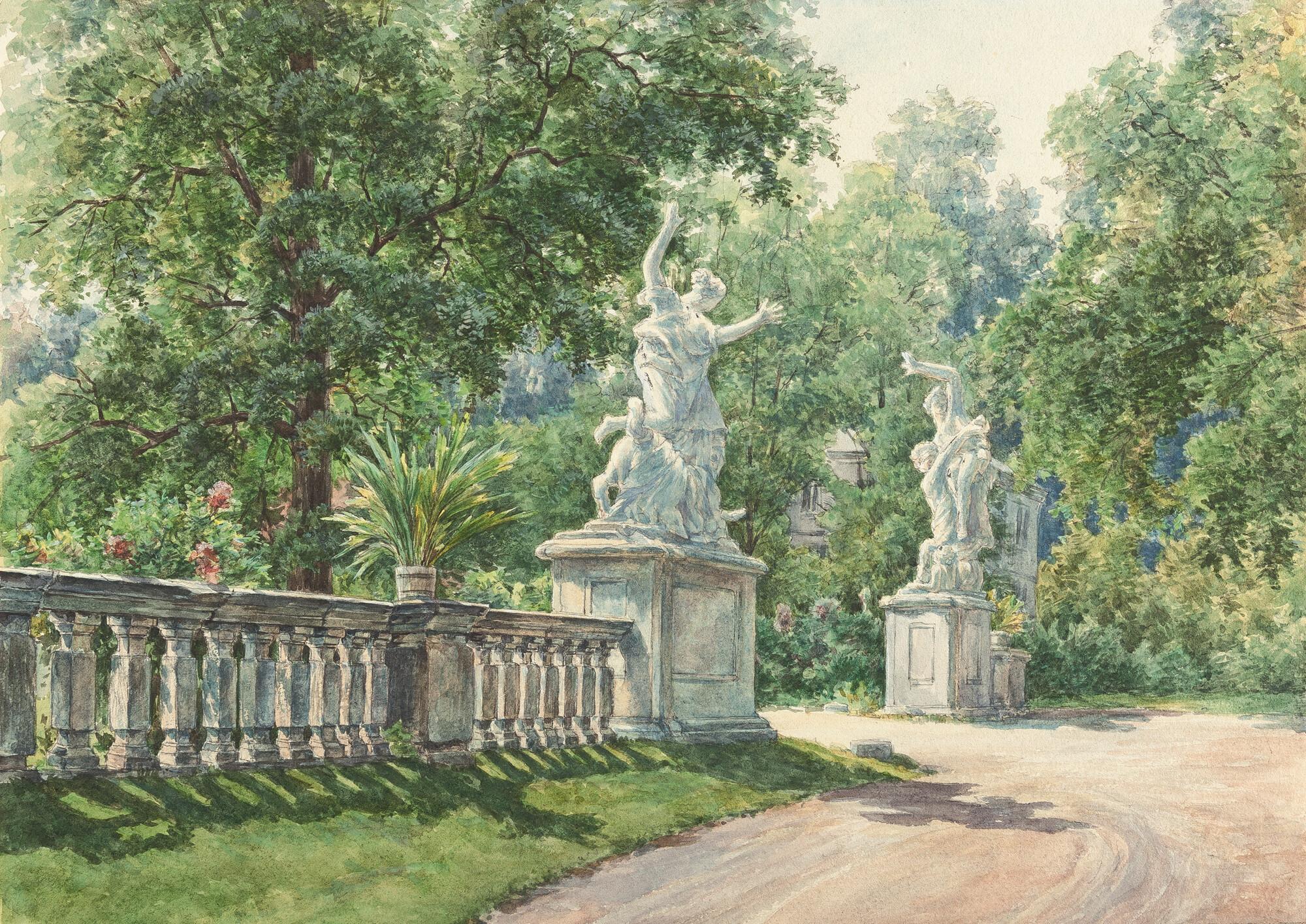 Ernst Ferdinand Oehme - Der Große Garten in Dresden