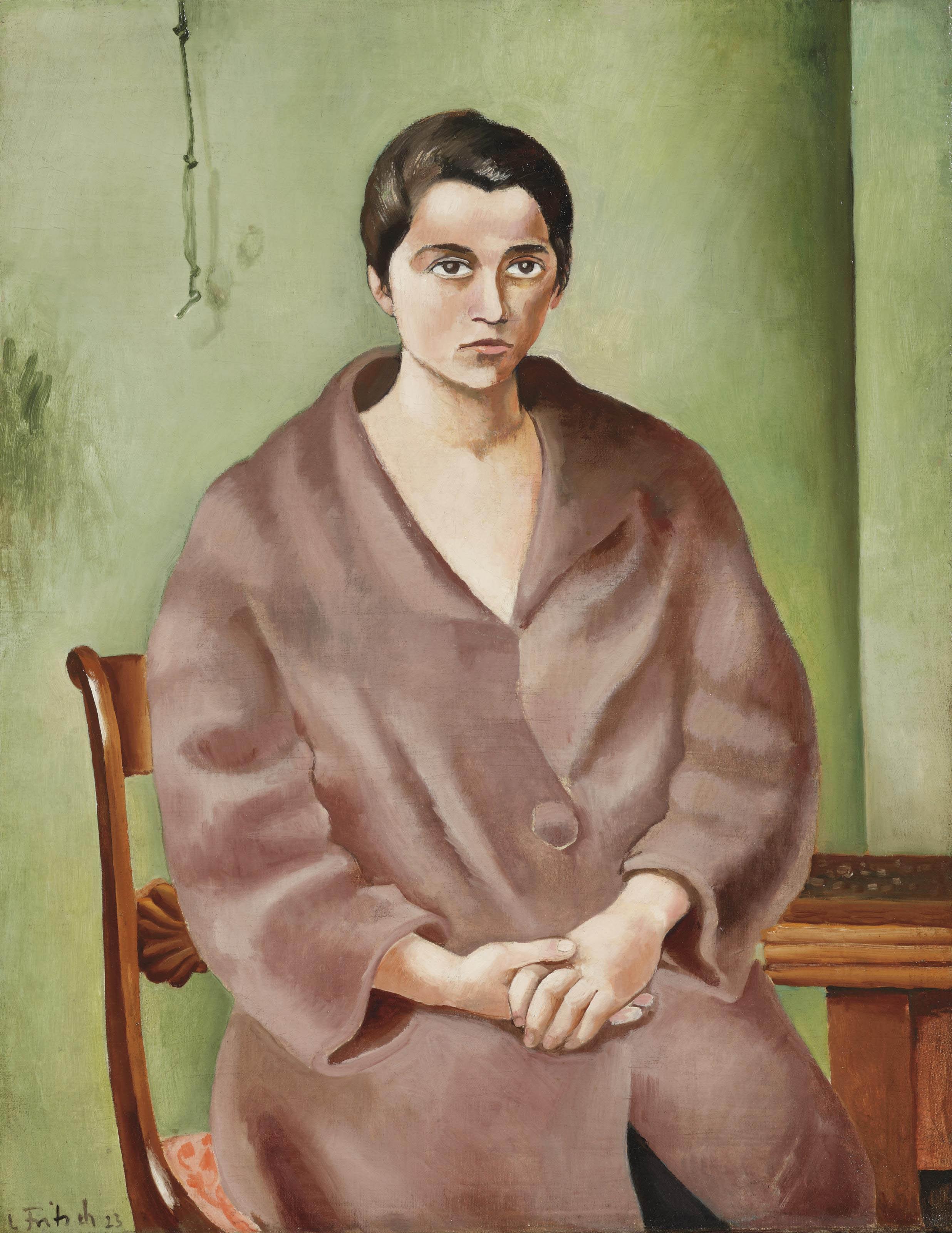 Ernst Fritsch - Portrait of a young woman