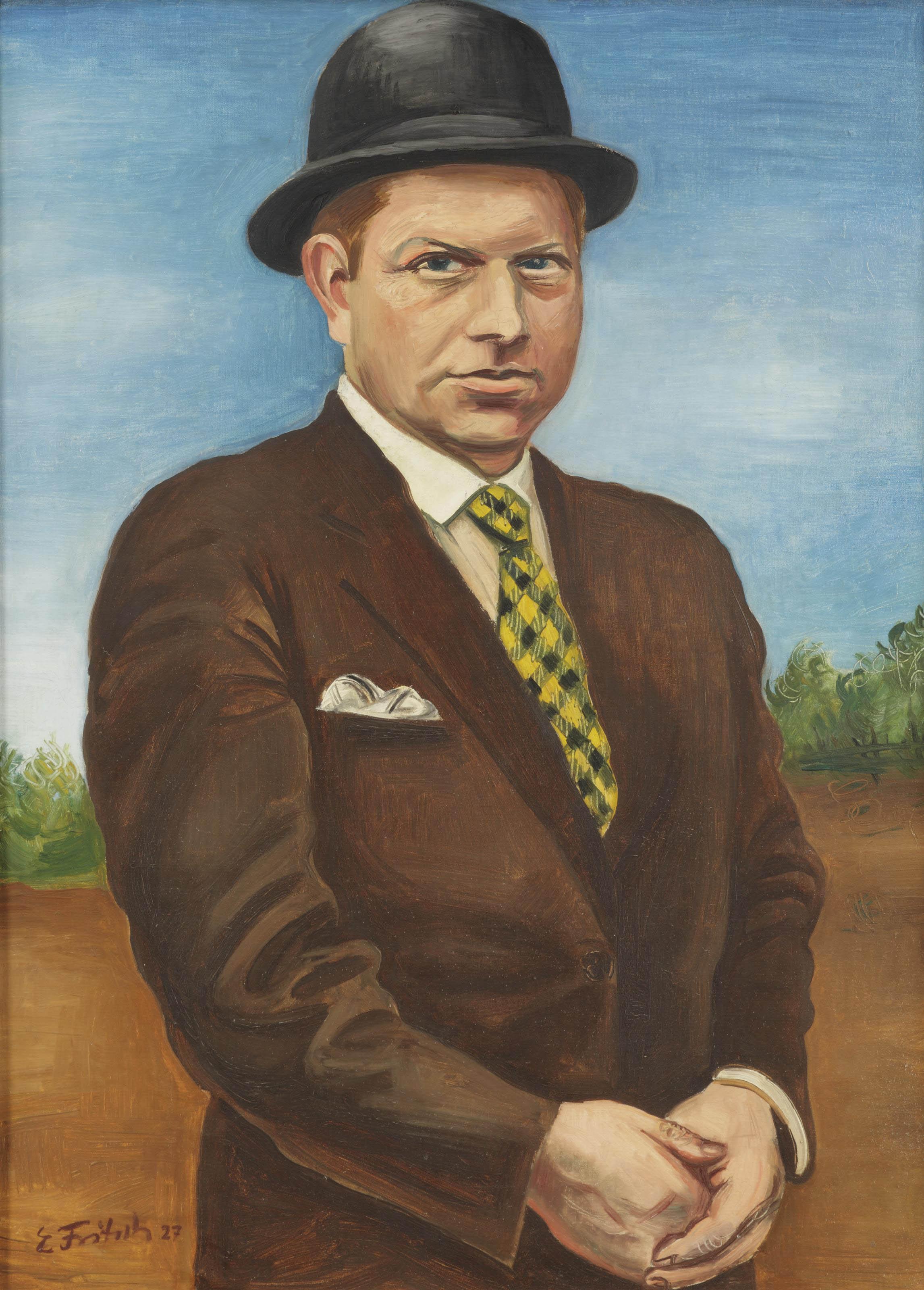 Ernst Fritsch - Self-portrait