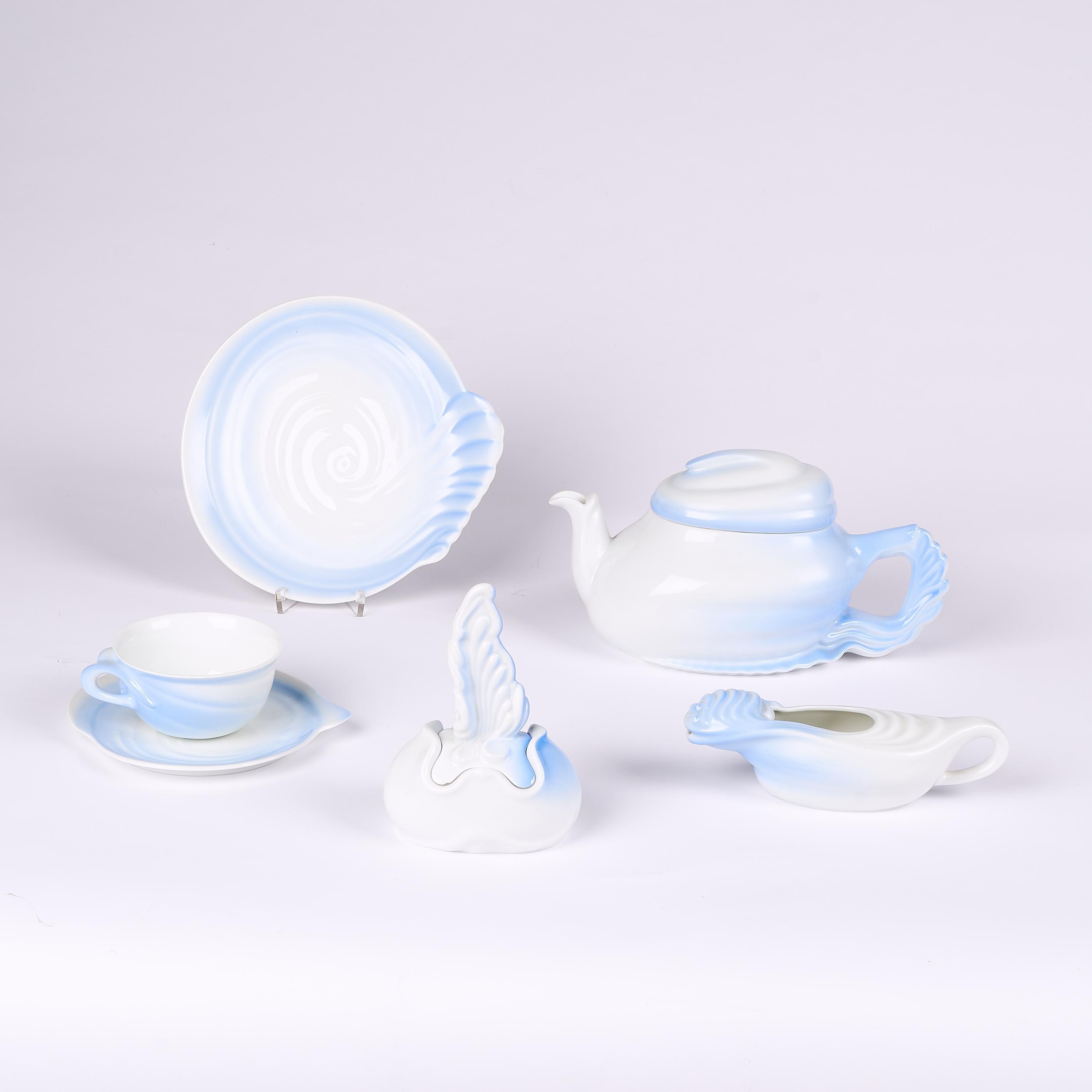 Ernst Fuchs - Teeservice Zaubersee.