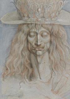 Ernst Fuchs - Tête d\'homme