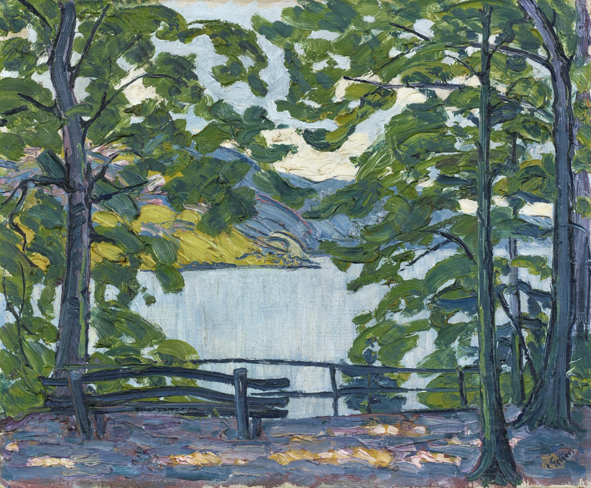 Ernst Geiger - Sitzbank Am Ufer Des Bielersees